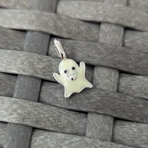 Pura Vida Silver Glow In The Dark Halloween Ghost Charm